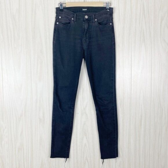 Hudson | Black Barbara High Waist Ankle Jeans Size 26 - Picture 1 of 7